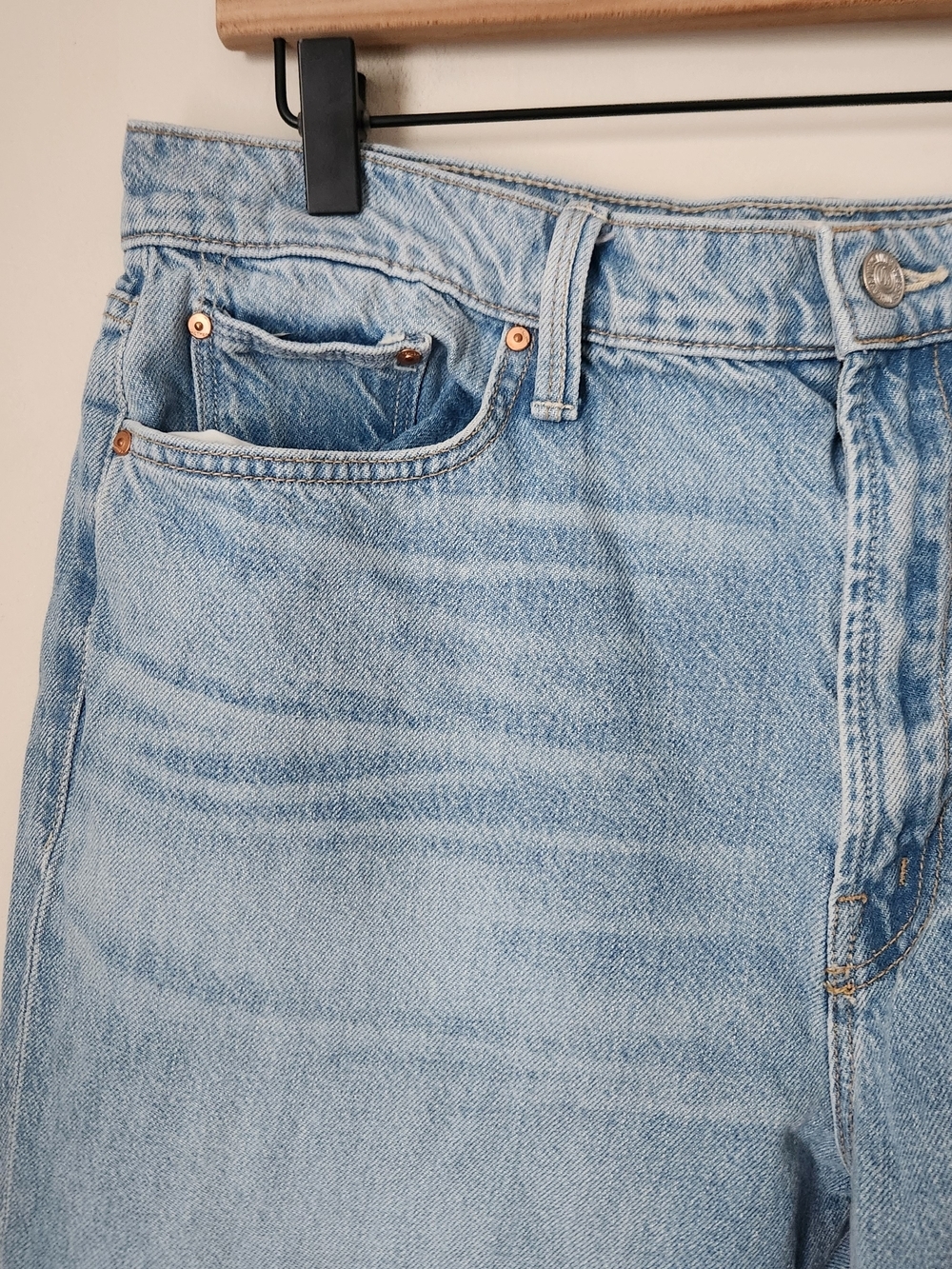 MOTHER Superior | The Rambler Zip Ankle Fray Jeans in I'm With The Band - Sz 34 - Picture 3 of 11